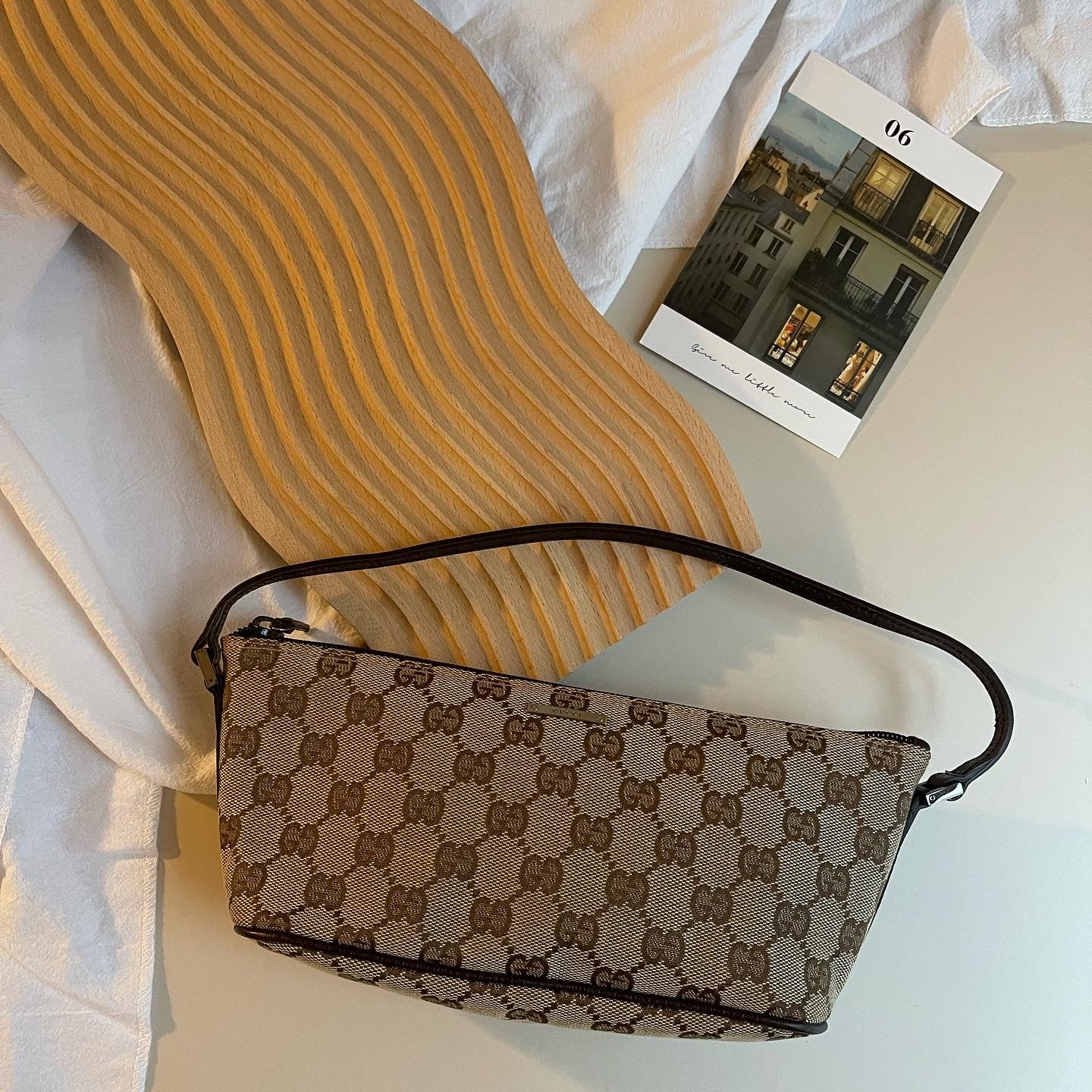 Gucci pochette gg canvas baguette new arrivals